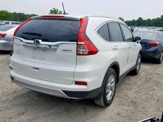 5J6RM4H71GL064667 - 2016 HONDA CR-V EXL WHITE photo 4