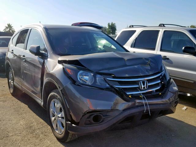 2HKRM4H71EH697659 - 2014 HONDA CR-V EXL BROWN photo 1