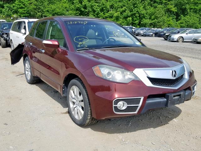 5J8TB1H52AA003976 - 2010 ACURA RDX TECHNO MAROON photo 1