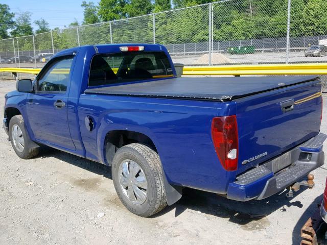 1GCCSBD93A8113830 - 2010 CHEVROLET COLORADO BLUE photo 3