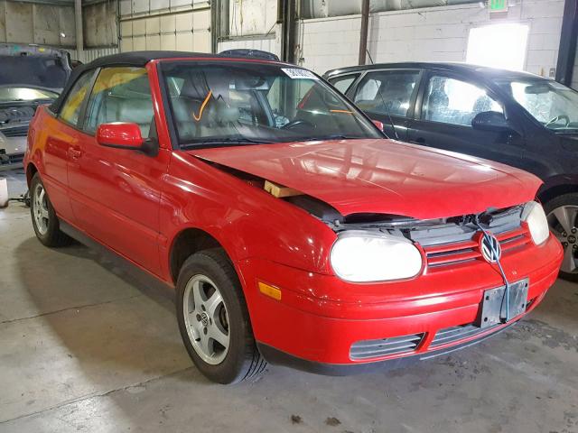 3VWDB61E9XM807677 - 1999 VOLKSWAGEN CABRIO GLS RED photo 1