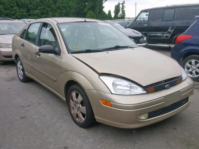 1FAFP38382W206890 - 2002 FORD FOCUS ZTS GOLD photo 1