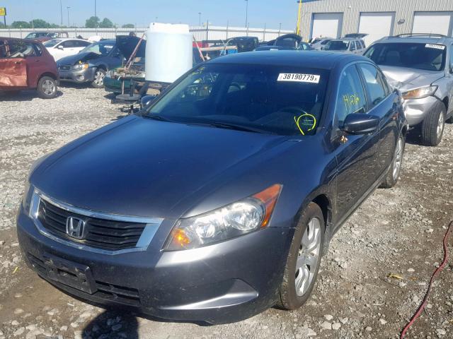 JHMCP26878C075997 - 2008 HONDA ACCORD EXL GRAY photo 2