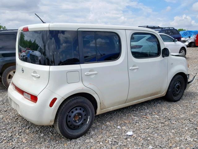 JN8AZ2KR1BT208363 - 2011 NISSAN CUBE BASE WHITE photo 4