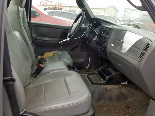 1FTYR10D57PA39735 - 2007 FORD RANGER WHITE photo 5