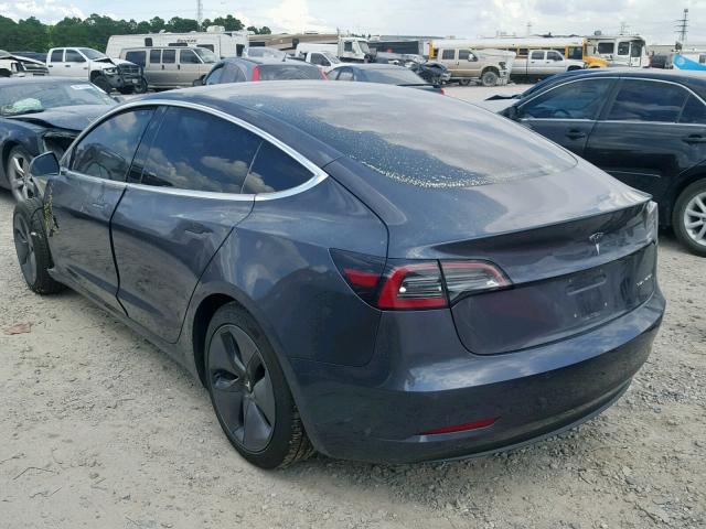 5YJ3E1EB3JF114009 - 2018 TESLA MODEL 3 CHARCOAL photo 3