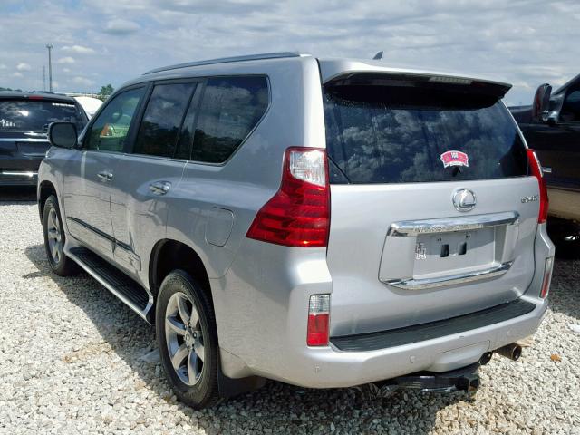 JTJJM7FX7C5037623 - 2012 LEXUS GX PREMIUM SILVER photo 3