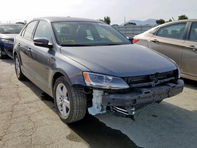 3VW3L7AJ1BM106202 - 2011 VOLKSWAGEN JETTA TDI GRAY photo 1