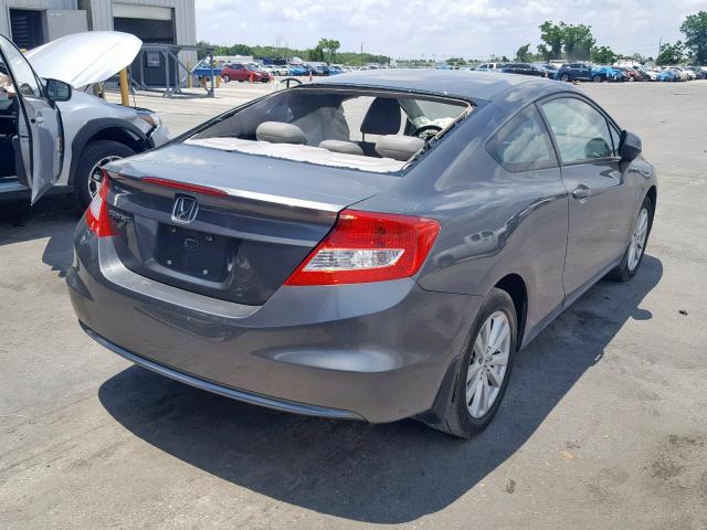 2HGFG3B05CH528784 - 2012 HONDA CIVIC EXL 灰色 照片 4