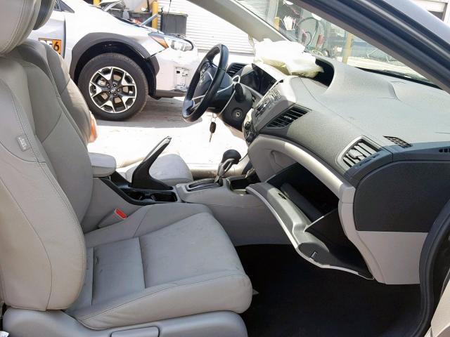 2HGFG3B05CH528784 - 2012 HONDA CIVIC EXL 灰色 照片 5