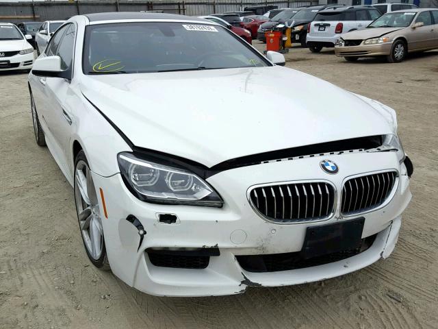 WBA6A0C5XDDZ04271 - 2013 BMW 640 I WHITE photo 1