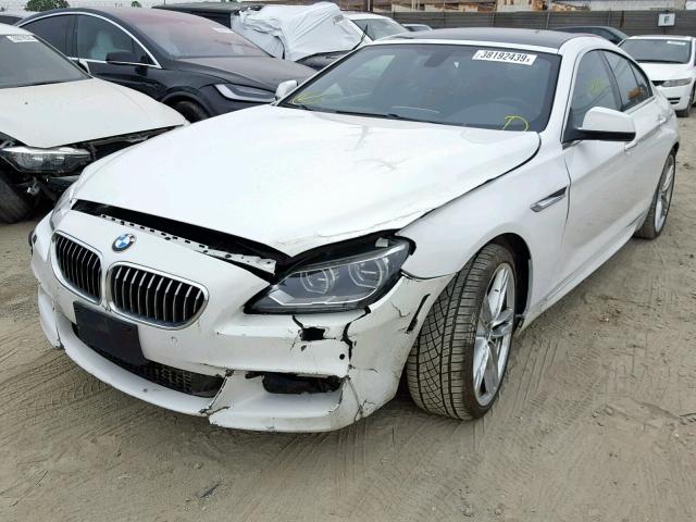 WBA6A0C5XDDZ04271 - 2013 BMW 640 I WHITE photo 2