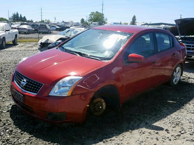 3N1AB61E37L623401 - 2007 NISSAN SENTRA 2.0 RED photo 2