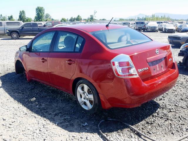 3N1AB61E37L623401 - 2007 NISSAN SENTRA 2.0 RED photo 3