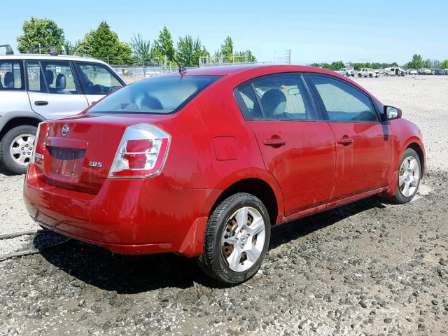 3N1AB61E37L623401 - 2007 NISSAN SENTRA 2.0 RED photo 4