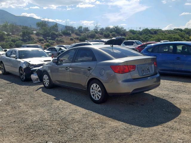 KNAFU4A2XB5432569 - 2011 KIA FORTE EX GRAY photo 3