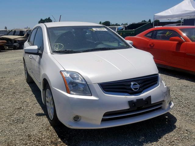 3N1AB6AP3CL676014 - 2012 NISSAN SENTRA 2.0 WHITE photo 1