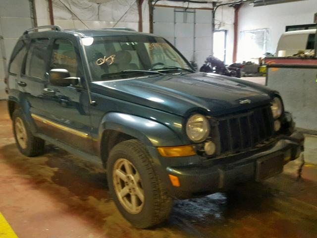 1J4GL58K06W101872 - 2006 JEEP LIBERTY LI GREEN photo 1