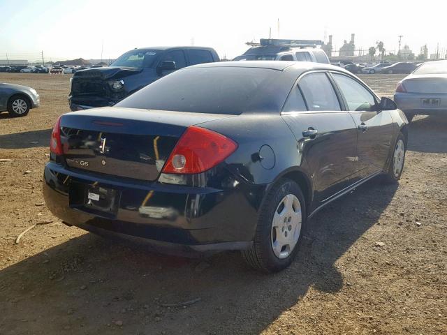 1G2ZF57B584283580 - 2008 PONTIAC G6 VALUE L BLACK photo 4