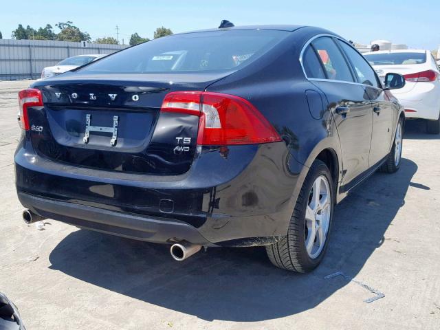 YV1612FH8D2194085 - 2013 VOLVO S60 T5 BLACK photo 4