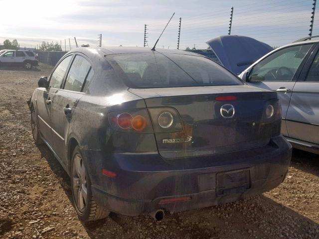 JM1BK123061538975 - 2006 MAZDA 3 S GRAY photo 3