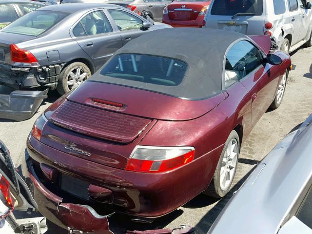 WP0CA299X4S652870 - 2004 PORSCHE 911 CARRER RED photo 4