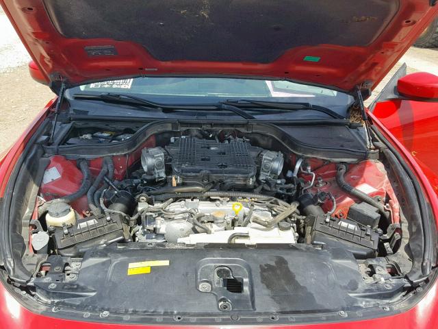 JNKCV64E98M110362 - 2008 INFINITI G37 BASE RED photo 7