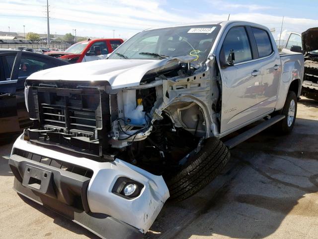 1GTG5CEN9J1238012 - 2018 GMC CANYON SLE SILVER photo 2