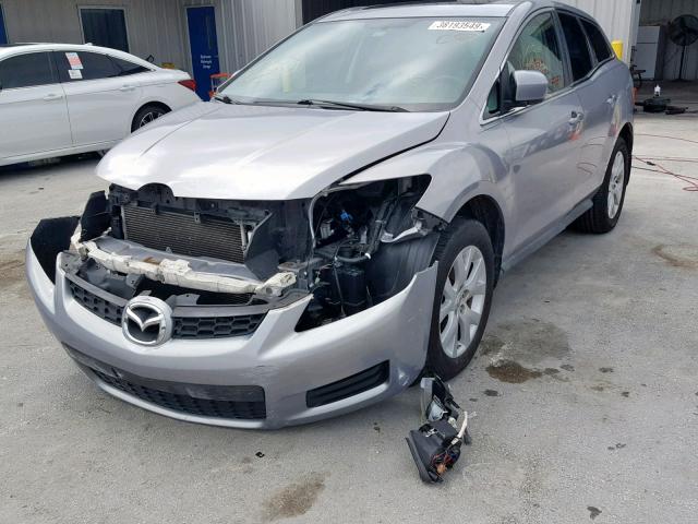 JM3ER293090223227 - 2009 MAZDA CX-7 SILVER photo 2