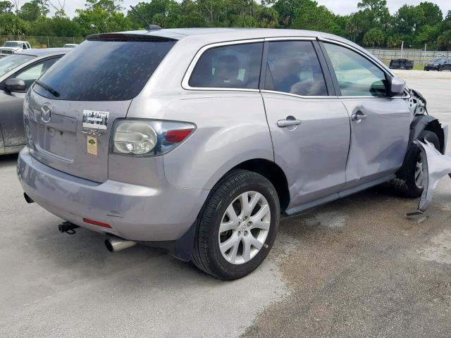 JM3ER293090223227 - 2009 MAZDA CX-7 SILVER photo 4