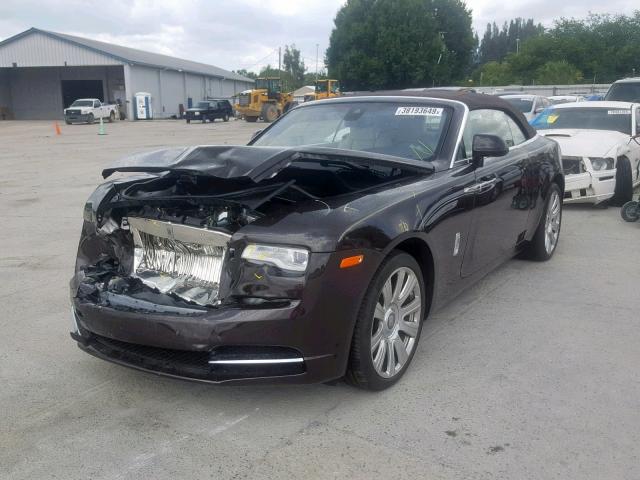 SCA666D53HU107024 - 2017 ROLLS-ROYCE DAWN BROWN photo 2