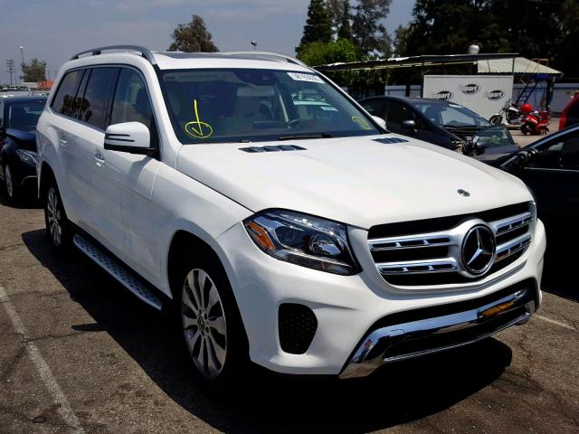 4JGDF6EEXKB227772 - 2019 MERCEDES-BENZ GLS 450 4M WHITE photo 1