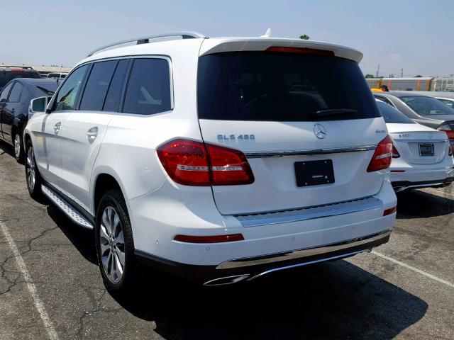 4JGDF6EEXKB227772 - 2019 MERCEDES-BENZ GLS 450 4M WHITE photo 3