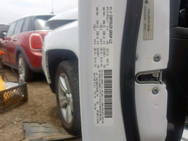 1C4NJCBBXED758396 - 2014 JEEP COMPASS SP 白色 照片 10