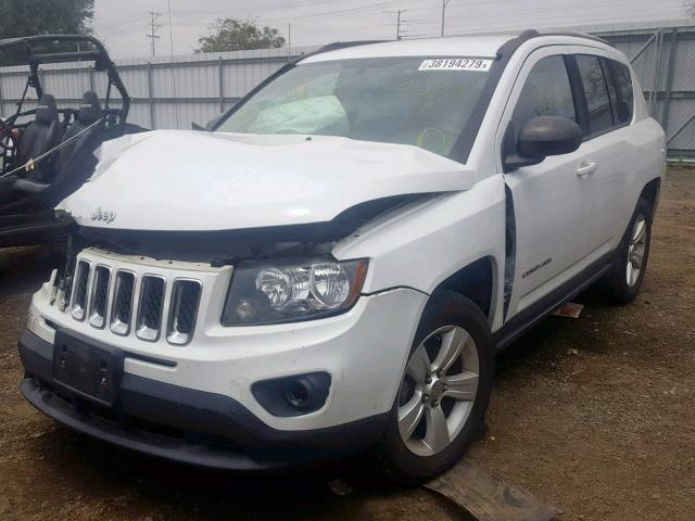 1C4NJCBBXED758396 - 2014 JEEP COMPASS SP 白色 照片 2