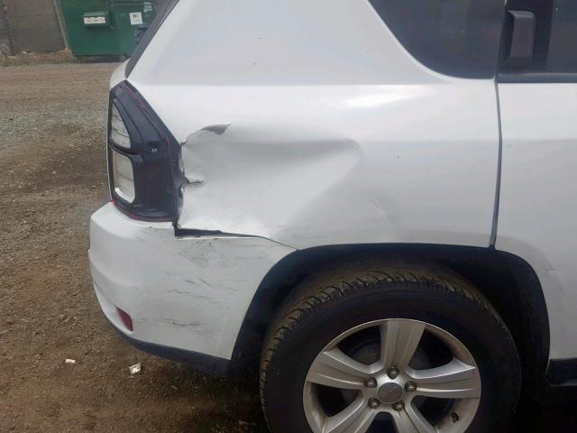 1C4NJCBBXED758396 - 2014 JEEP COMPASS SP 白色 照片 9