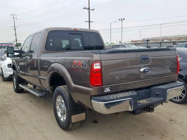 1FT8W3BT0FED47480 - 2015 FORD F350 SUPER GOLD photo 3