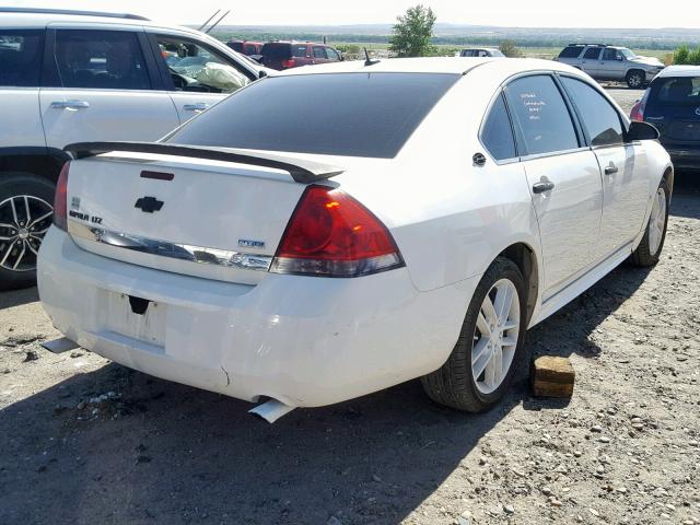 2G1WU57M091150639 - 2009 CHEVROLET IMPALA LTZ WHITE photo 4