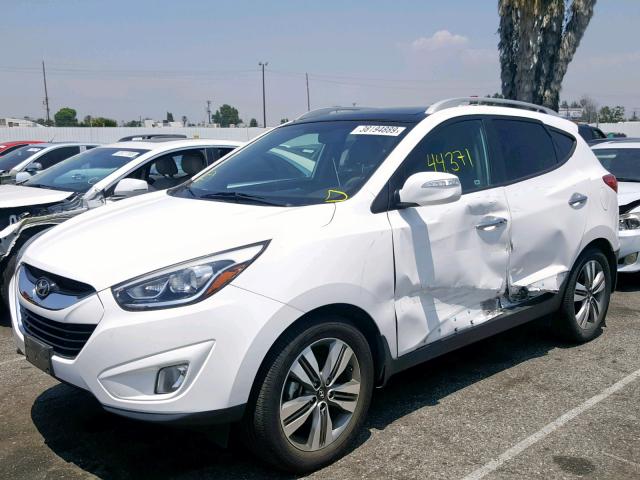 KM8JU3AG6FU985732 - 2015 HYUNDAI TUCSON LIM WHITE photo 2