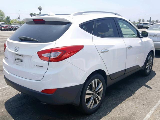 KM8JU3AG6FU985732 - 2015 HYUNDAI TUCSON LIM WHITE photo 4