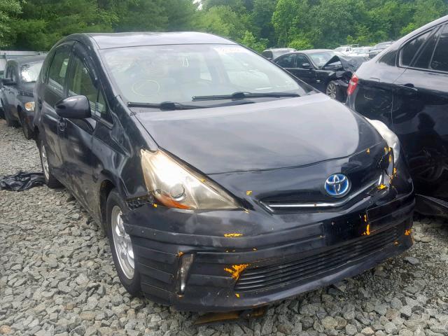 JTDZN3EUXC3145989 - 2012 TOYOTA PRIUS V BLACK photo 1