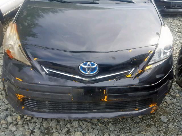 JTDZN3EUXC3145989 - 2012 TOYOTA PRIUS V BLACK photo 9