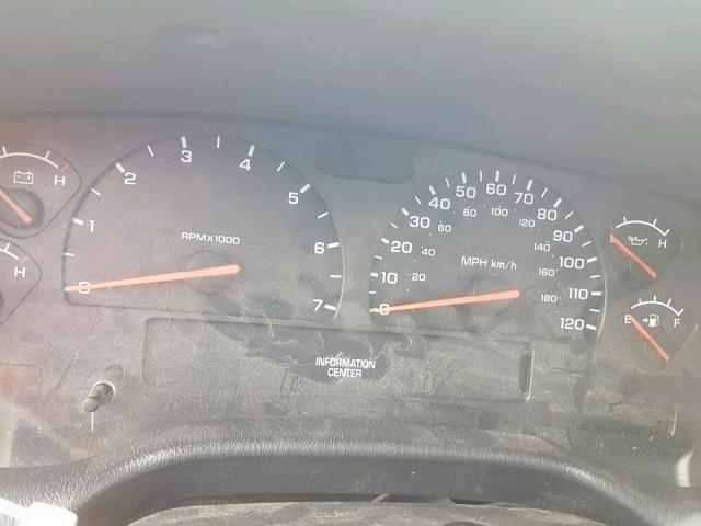 1B4HR38N92F173796 - 2002 DODGE DURANGO SP BLUE photo 8