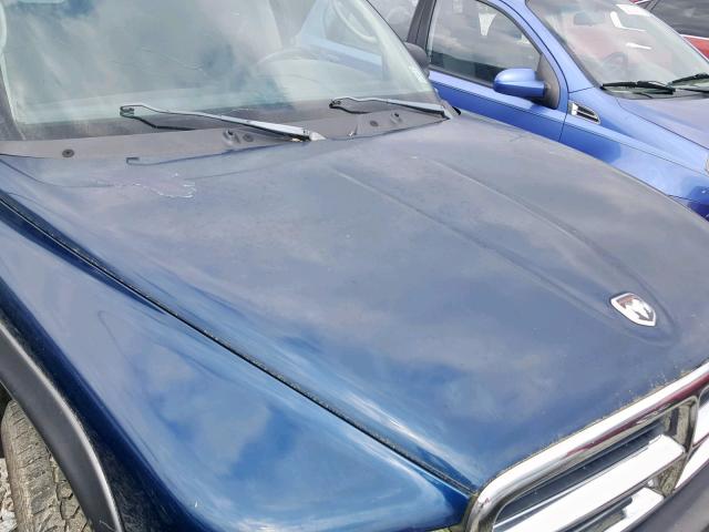 1B4HR38N92F173796 - 2002 DODGE DURANGO SP BLUE photo 9