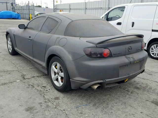 JM1FE17N840135140 - 2004 MAZDA RX8 GRAY photo 3