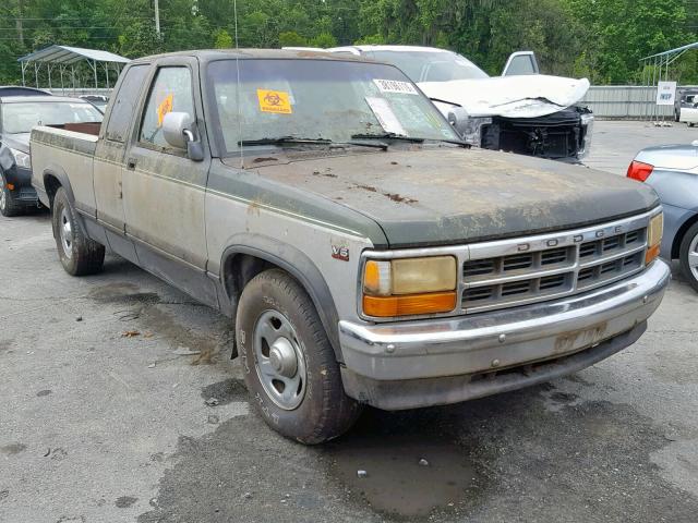 1B7GL23X3TS553597 - 1996 DODGE DAKOTA GREEN photo 1