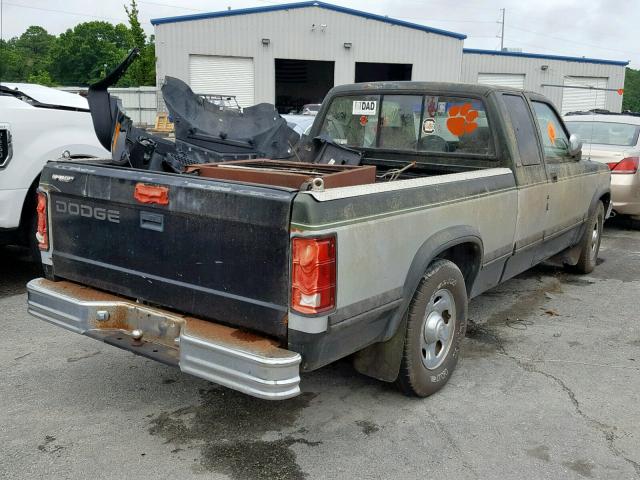 1B7GL23X3TS553597 - 1996 DODGE DAKOTA GREEN photo 4