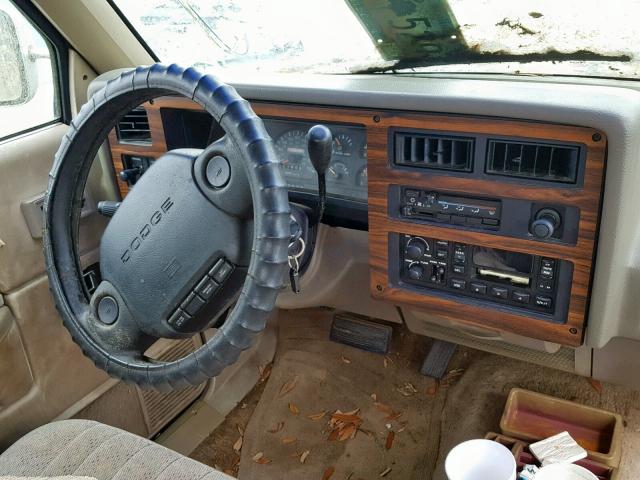 1B7GL23X3TS553597 - 1996 DODGE DAKOTA GREEN photo 9