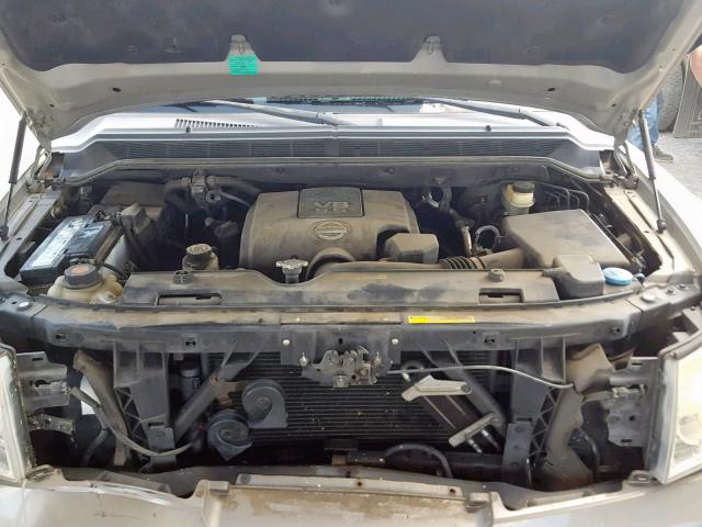 5N1BA08D28N623577 - 2008 NISSAN ARMADA SE SILVER photo 7