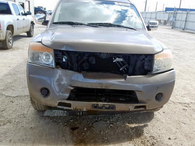 5N1BA08D28N623577 - 2008 NISSAN ARMADA SE SILVER photo 9